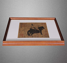 绥中书画装裱配框服务案例